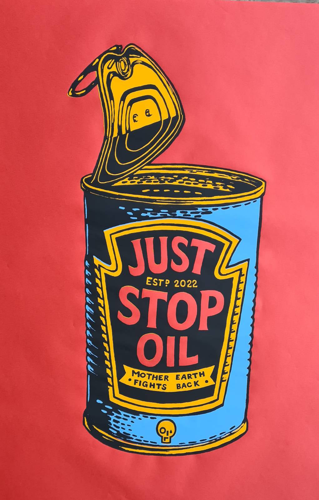 Unsigned Soup Can Print - Miles Glyn Paris 68 (50cm x 70cm Paper)