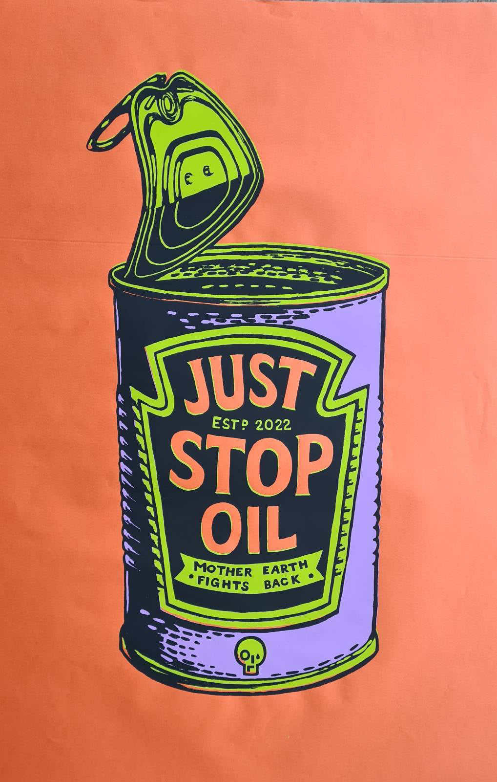 Unsigned Soup Can Print - Miles Glyn Paris 68 (50cm x 70cm Paper)