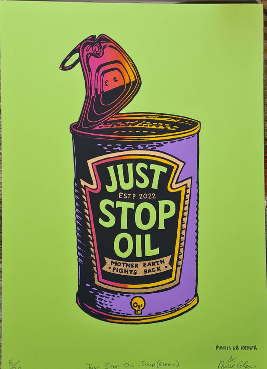 Unsigned Soup Can Print - Miles Glyn Paris 68 (50cm x 70cm Paper)